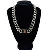 Dior Kihei Sterling Silver CD Icon Chain Link Necklace Silver Sterling Silver Used