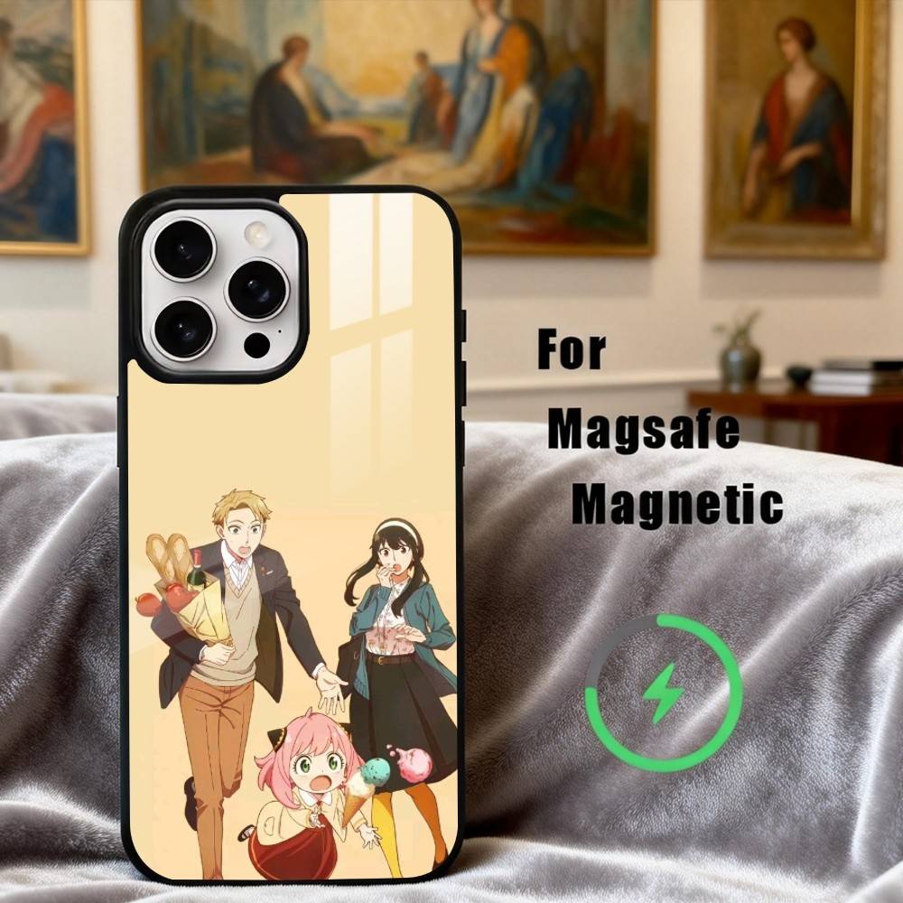 S-Spy X F-Family-Y A-Anime  Phone Case For iPhone 17,16,15,14,13,12,Plus,Pro,Max for Magsafe Magnetic Wireless Charging