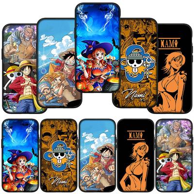Phone Case for Samsung Galaxy S25 S24 S23 iPhone 16 15 Xiaomi Redmi Note 14 13 12 16E 11 Pro Max XR OPPO Moto Huawei Nami Poster Luffy One Piece Cover
