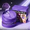 60pcs SADOER Grape Crystal Collagen Eye Mask Anti Dark Circles Under The Eyes Moisturizing Anti-Wrinkles Anti-Aging Eye Patches