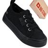 BIG Star JJ374133 - Black Lace Children's Shoes, Stylish Sneakers