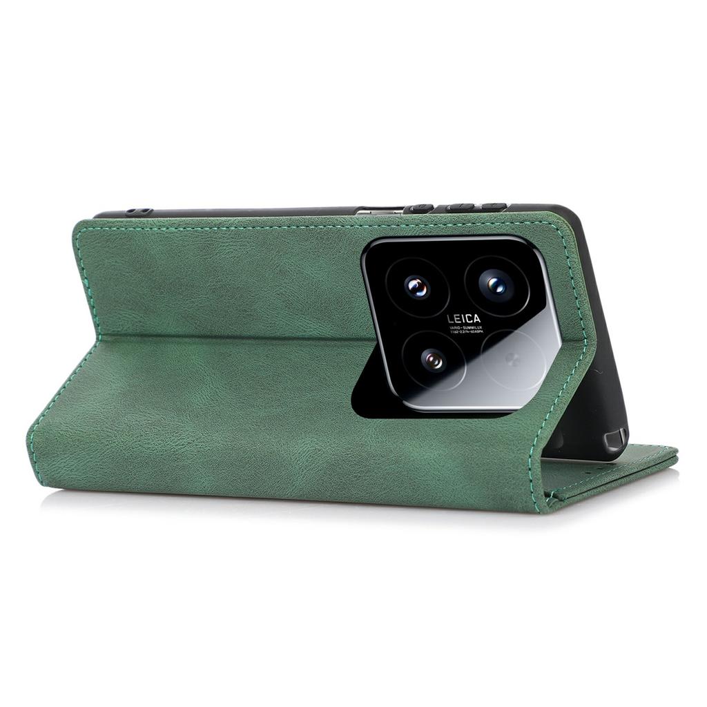 For Xiaomi 15 Case Wallet Magnetic Closing Leather Flip Phone Cover