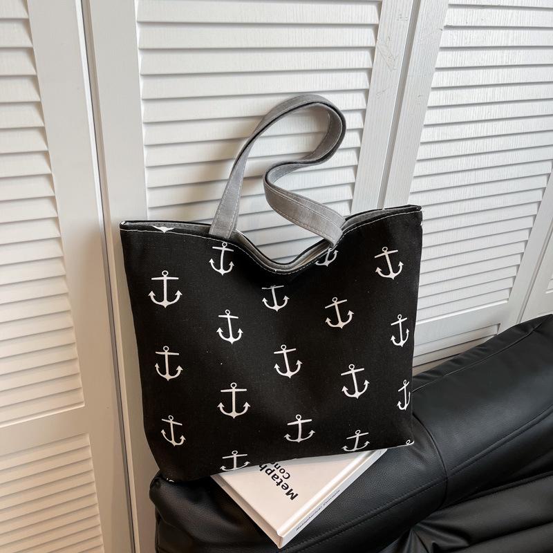 

Korean Style Women s Casual Canvas Tote: Large Capacity, Simple, Versatile Shoulder & Handbag 32x32x10cm