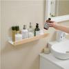 Wood Aluminum Waterproof for Bathroom Shelf Shelves Shampoo Makeup Storage Holder Accessories Kitchen Sorage Bath Accessories