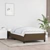 Vidaxl Bed Frame Without Mattress, Dark Brown, 90X190 Cm, With Fabric