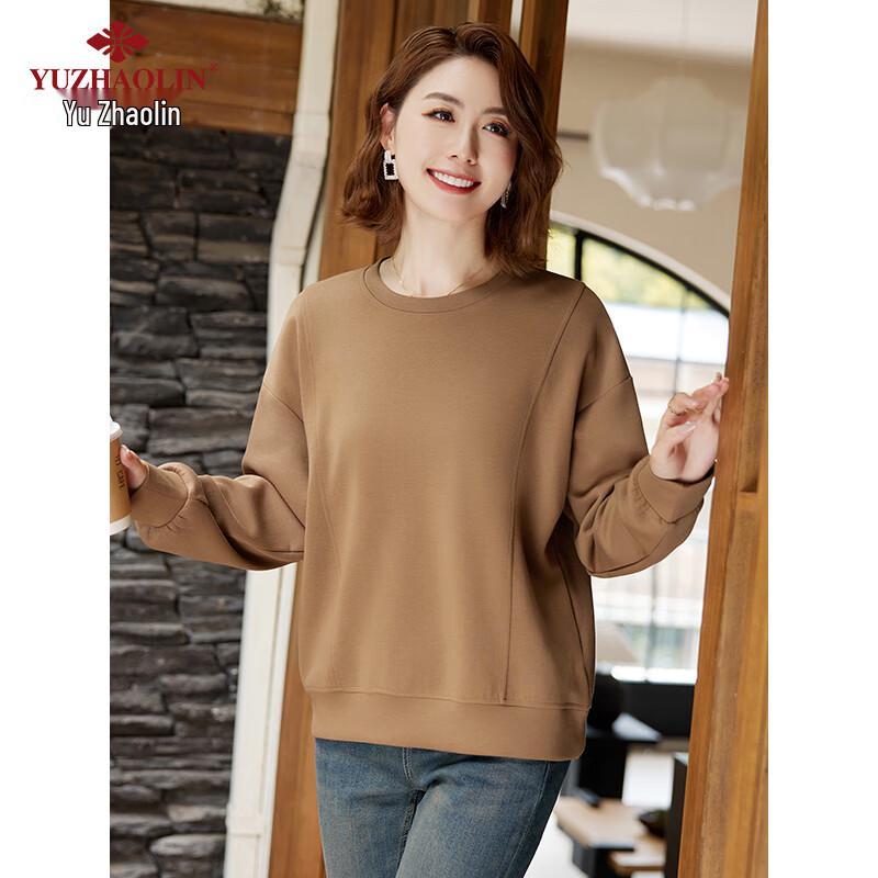 YUZHAOLIN Middle-Aged Women's Long-Sleeve Casual Top