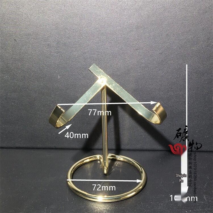 Wooden & Metal Mineral Crystal Ball Display Stand