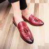 2026 Men Casual Leather Shoes Brand Moccasin Oxfords Driving  Men Loafers Moccasins Dress Shoes for Men New Italian Tassel Shoes