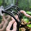Bearded Dragon Basking Platform Reptile Honeycomb Climbing Shelf, Suction Cup Snake Tunnel Hide, Rest Terrarium Landscaping Decor for Ball