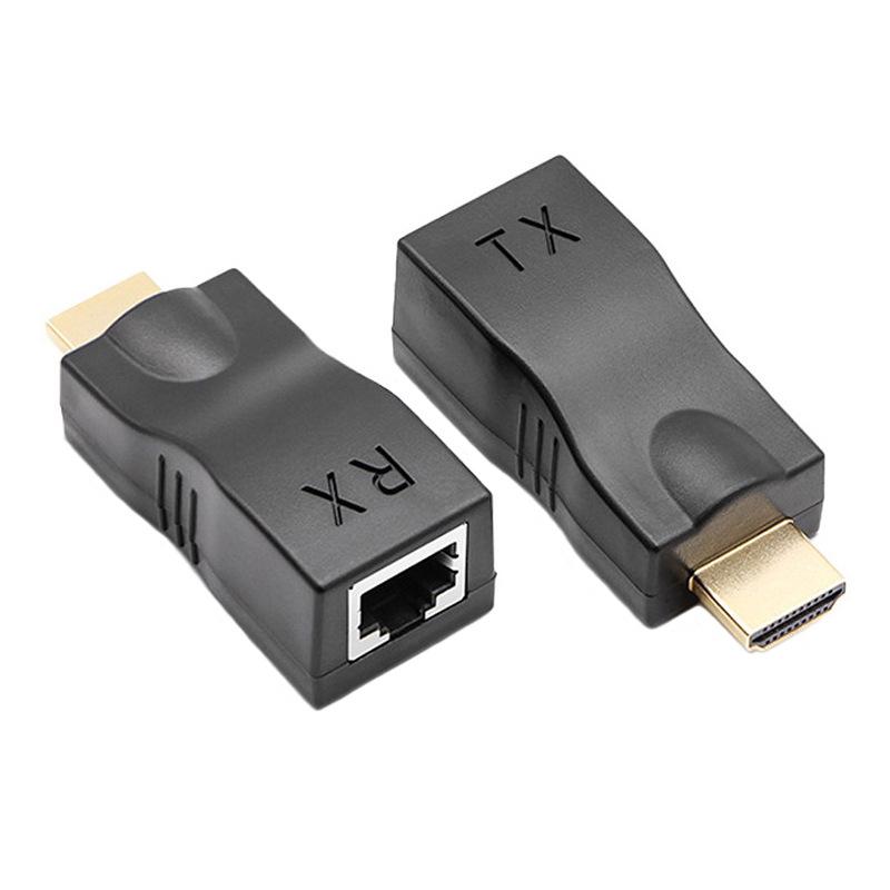 30m HDMI Extender Via RJ45 Network Cable Signal Amplifier