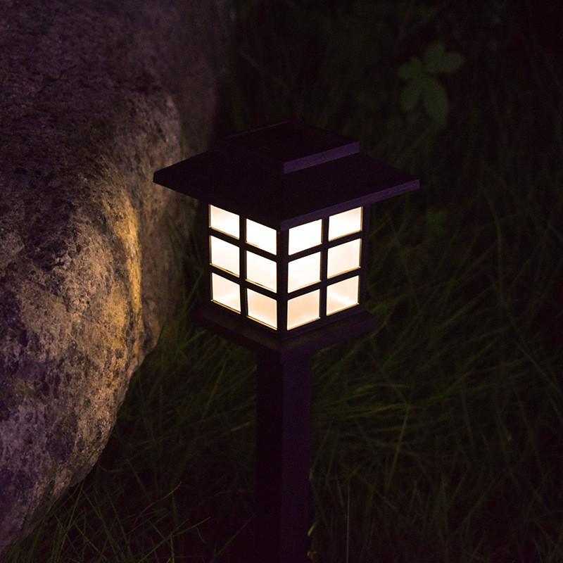 Solar Mini House Light With Waterproof Led For Garden Lawn Decor