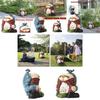 Charming Handstand Gnome Statue Featuring Funny Welcome Design For Your Garden