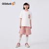 QQ DUCK Kids' Floral Print Short Sleeve Shorts Set