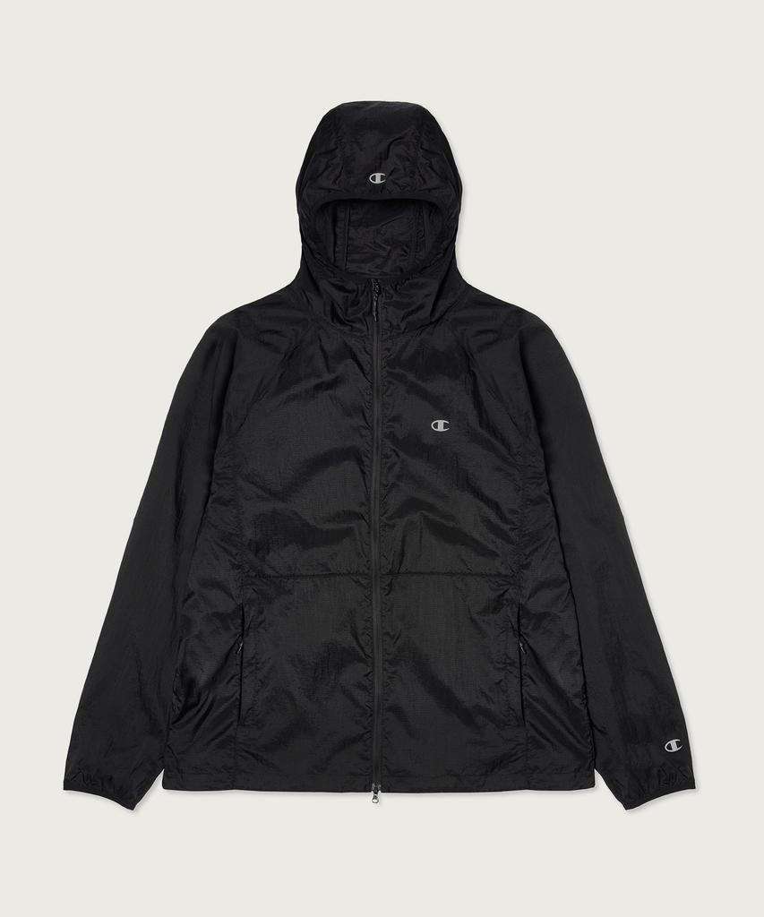 Champion Lightweight Nylon Windbreaker Black
