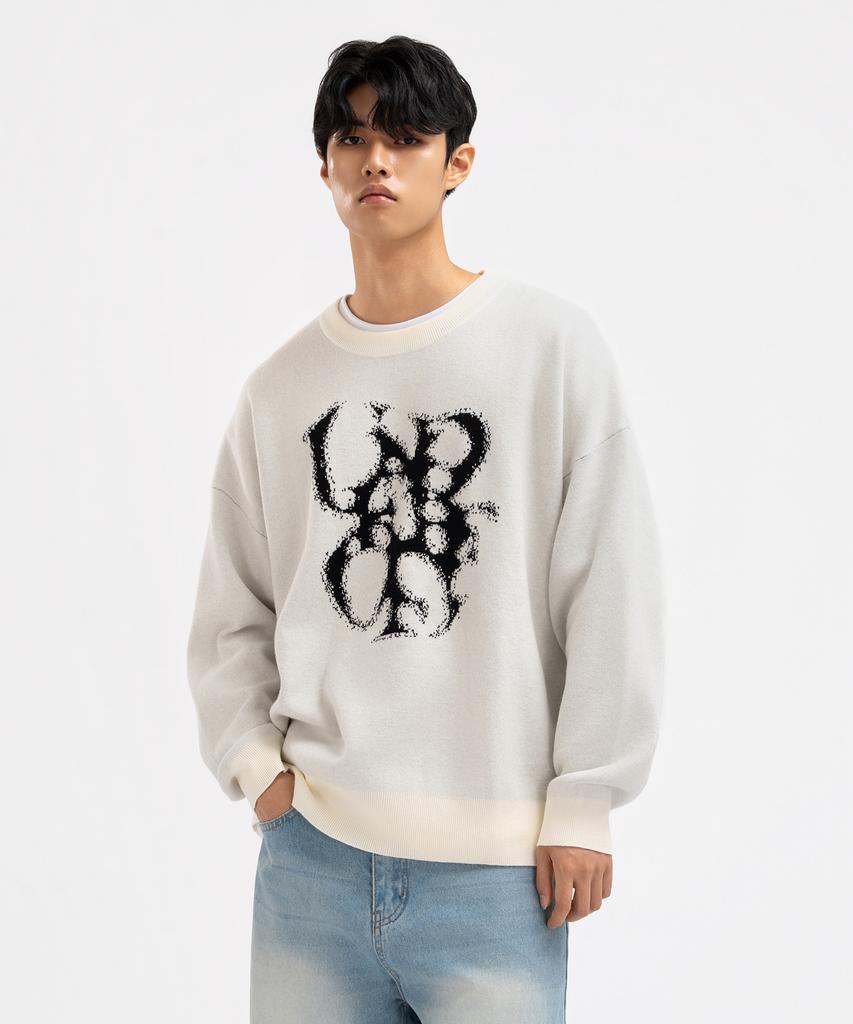 UNDEROFF Under Smoke Jacquard Knit Black