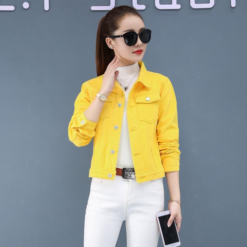 

Жіноча джинсова куртка кольору хакі - весна/осінь 2024, корейський стиль, вільний крій, короткий дизайн XXL