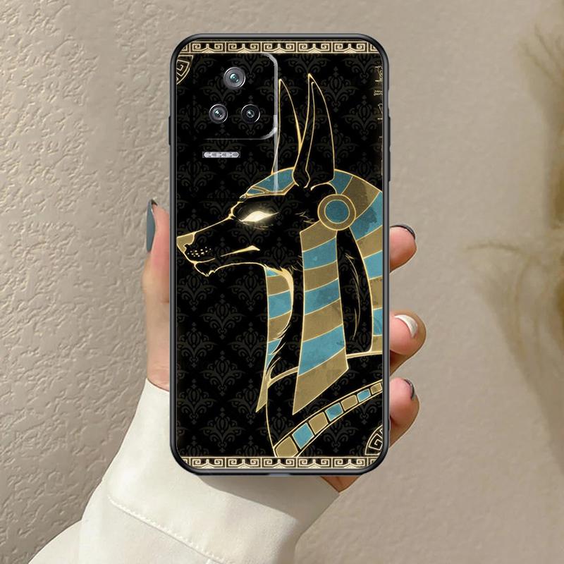 Egypt Nefertiti Anubis Ankh Case For Xiaomi 13T 14T 15T Pro 14 15 Ultra 17 Pro Max POCO F8 F7 F5 F6 X3 X5 X6 X7 Pro Cover