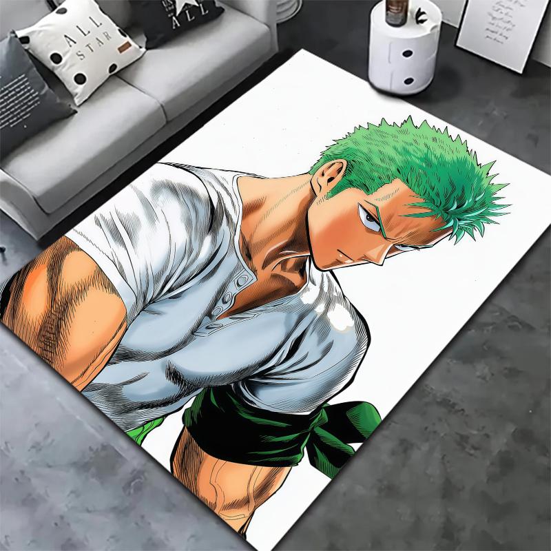 Roronoa Zoro Carpet Rug For Living Room Bedroom Home Sofa Decoration Kids Play Nonslip Floor Mat