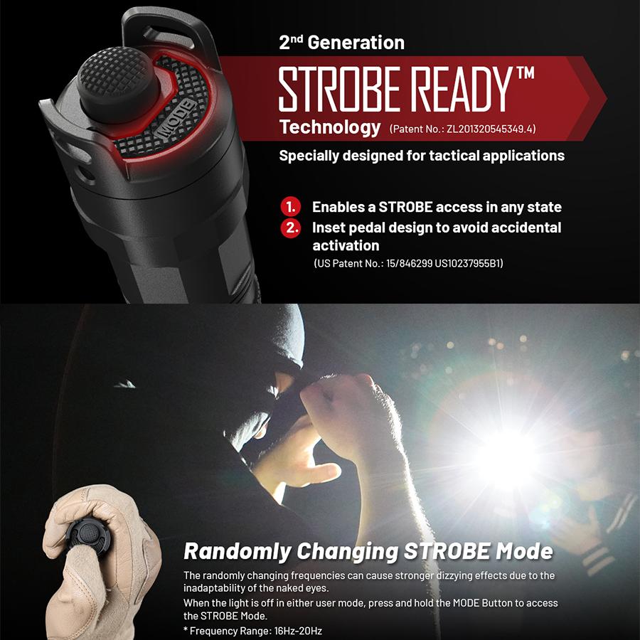 NITECORE P23i Linterna recargable LED USB-C de 3000 lúmenes Batería de 5000 mAh