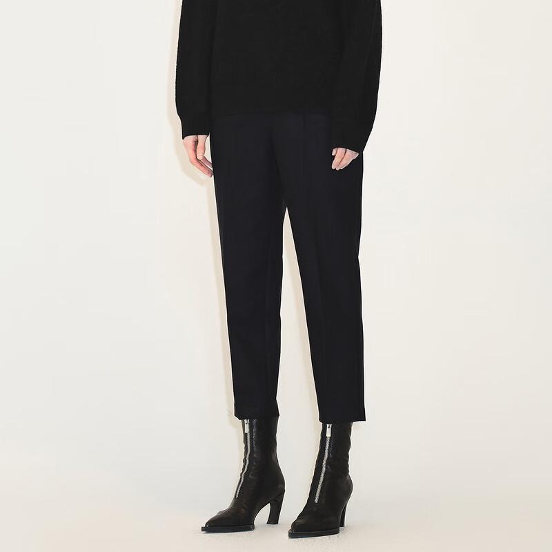 LESS 2023 Spring Tapered Cropped Commuter Pants