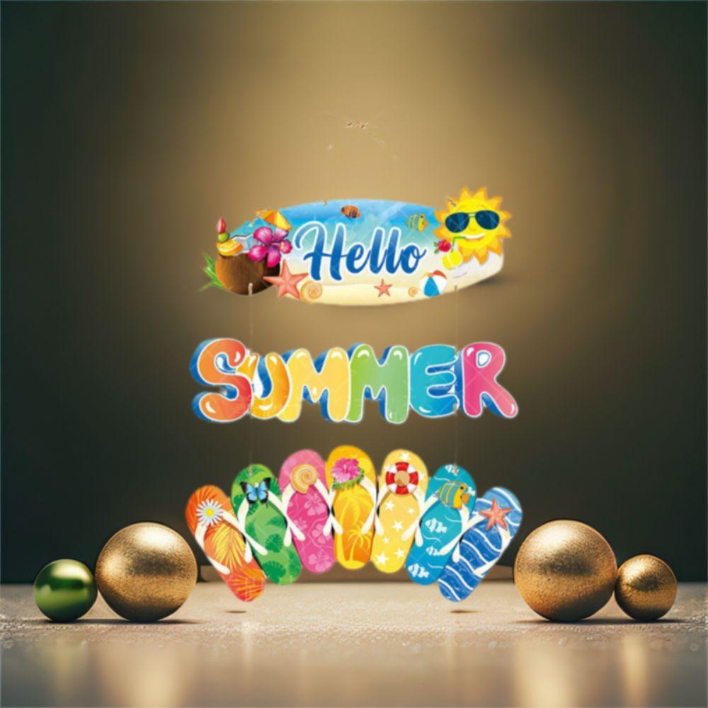 Colorful Wall Art Sign Cute Door Pendant Home Decoration Door Hanging Homestay