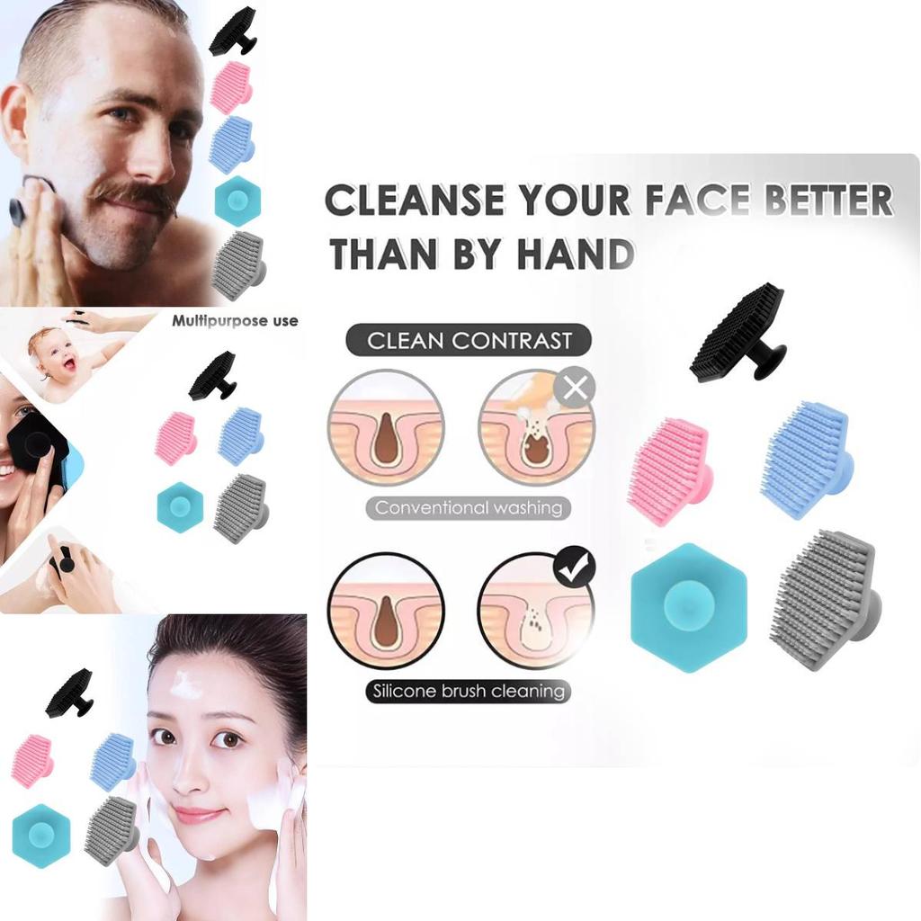 Sanfte Silikon-Gesichtsbürste zum Peelen und Reinigen Perfekt für alle Hauttypen