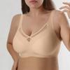 Women's Solid Full Coverage Smooth No Wire Bras, Seamless Push Up Bras, Fashion Bras.