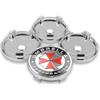 4×60MM Umbrella Corporation Logo Emblem Wheel Center Hub CapsAccessories For Toyota Nissan Peugeot Ford Cadillac Lexus Renault Mazda Suzuki Etc.