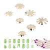 7pcs Nail Manicure   Trimmer Stainless Steel Nail   Smile Line Cutter Template Tool