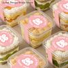 100pcs Long Strips Self-Adhesive Stickers Handmade Packaging Sealing Labels for Biscuit Cake Baking Decoration Box Seal