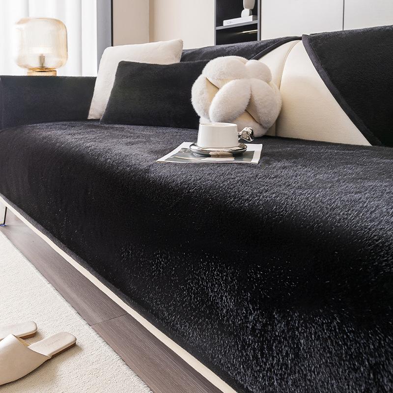 

Xiaomi Mink New Sofa Cushion Light Luxury Thickened Non-Slip And Dirt-Resistant Seat Cushion Cover Cover Autumn And Winter 70*70cm