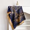 Design Architecture Print Scarves Women Winter Thicken Scarf Imitation Cashmere Shawl Warm Coldproof Windproof Blanket
