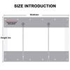 420 G/m² PVC Tarpaulin Transparent with Zip, Waterproof Tarpaulin for Outdoor Furniture, Porch, Pergola