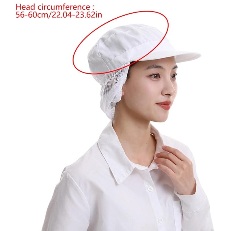 Stylish Kitchen Cap Keep Hair Neat Adjustable Elastic Chefs Hat Working Cap