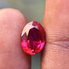 NATURAL Red Ruby Oval Shape CERTIFIED 3.60 Ct Loose Gemstone For Jewelry Making