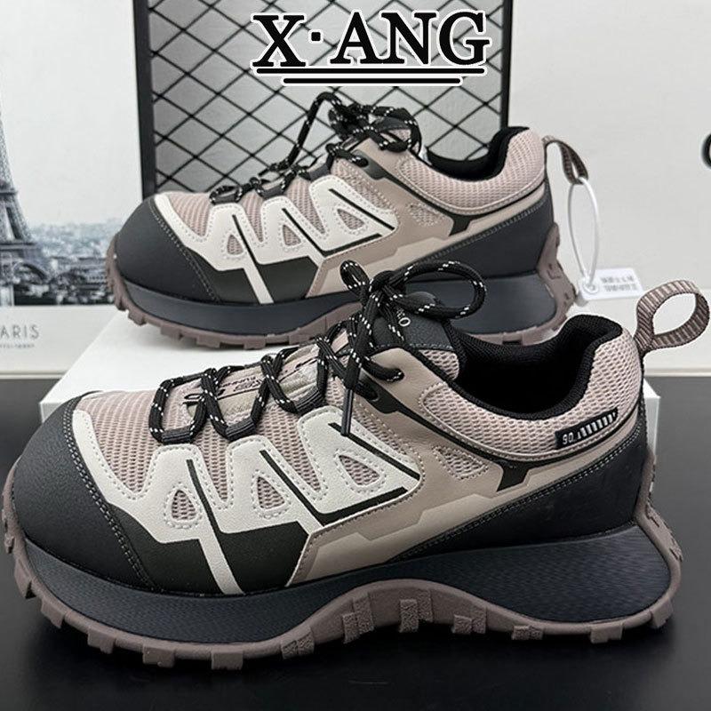 Leather dad shoes women's thick-soled autumn and winter new velvet two cotton shoes casual sports shoes