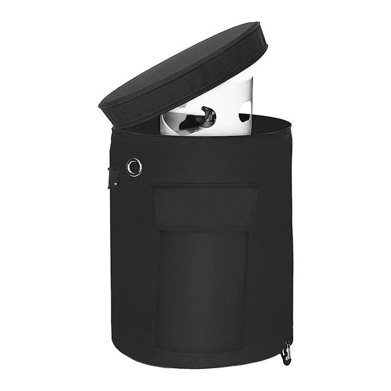 Tank Cover with Stable Tabletop Feature,Fits Standard 20lb Tank Cylinder,Waterproof 600D Heavy Duty Oxford Cloth,12.5 X 18.5 IN