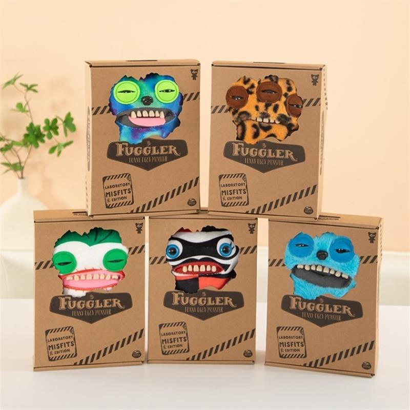 Cartoon Cute Funny Big Tooth Fuggler Plush Doll Ugly Monster Rabbits Creative Fuggler Stuffed Toys Lucky Souvenir Rag Doll Gifts