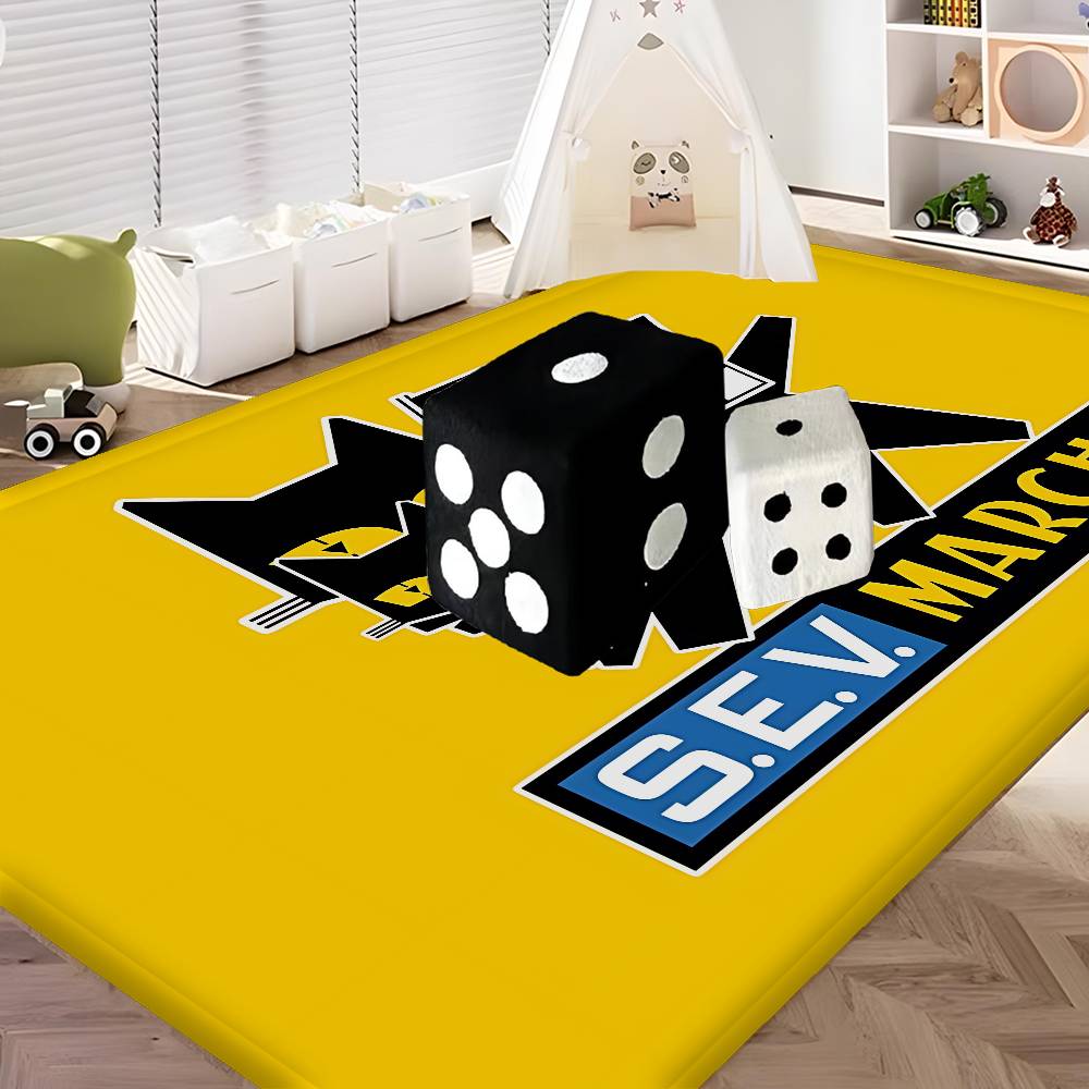 Sev Marchal Floor Mat Cheaper Anti-slip Modern Living Room Balcony Printed Bedside Mats