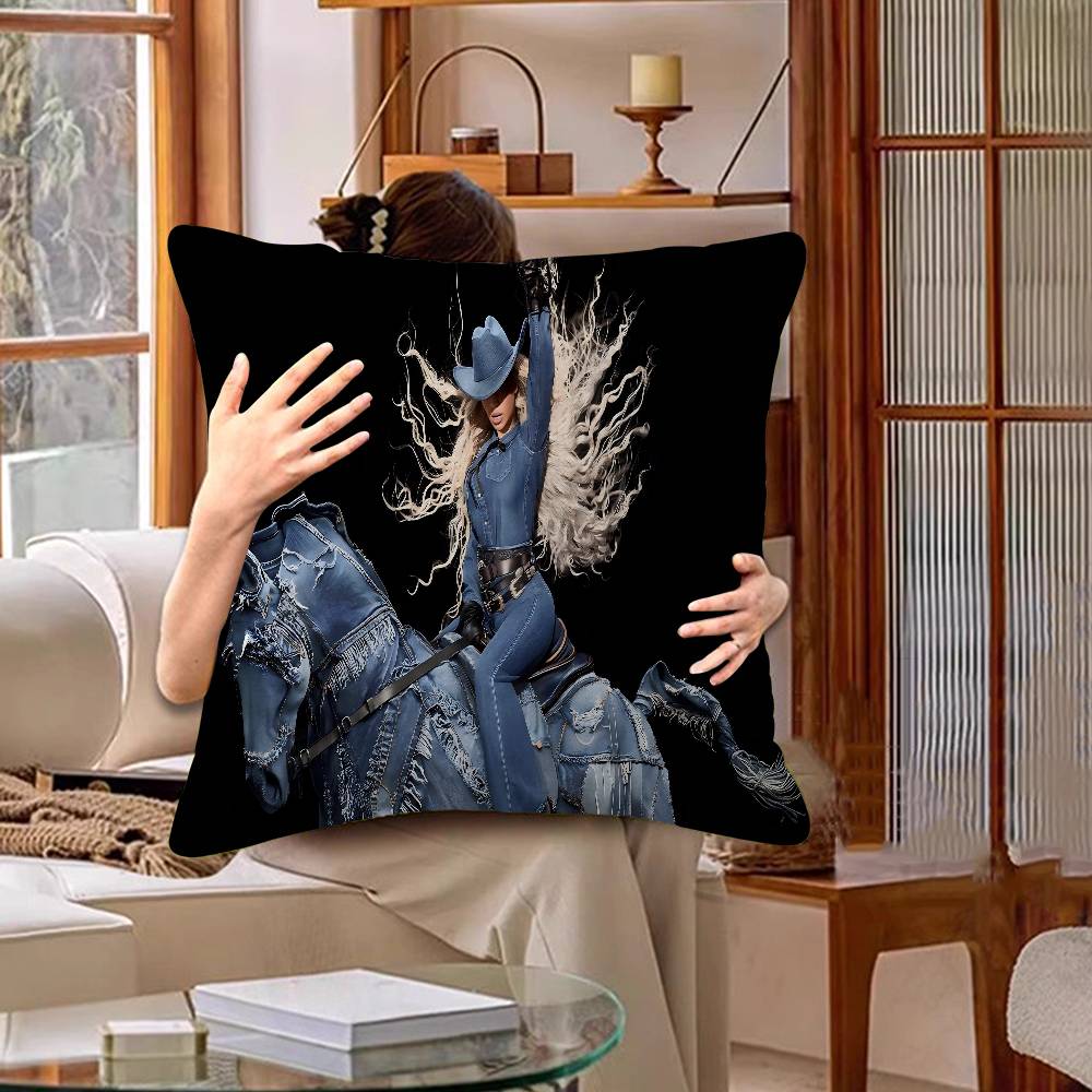 B-Beyonce Singer 45*45cm Cushion Cover Pillow Cover Decor Pillowcase Home Pillowcase For Couch Pillow
