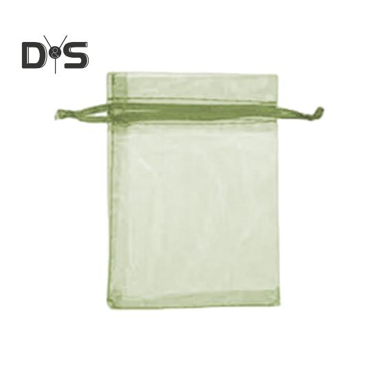 

100 шт. Сумки з органзи великої ємності, яскраві кольори, багатоцільові сітчасті сумки для вечірок, подарункові сумки для ювелірних виробів на шнурках M армія зелений колір