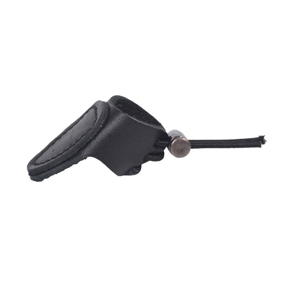 Recurve Bow Arrow Finger Tip Protector Practice Archery Thumb Ring Tab Guard for Archer Daily Exercise Training