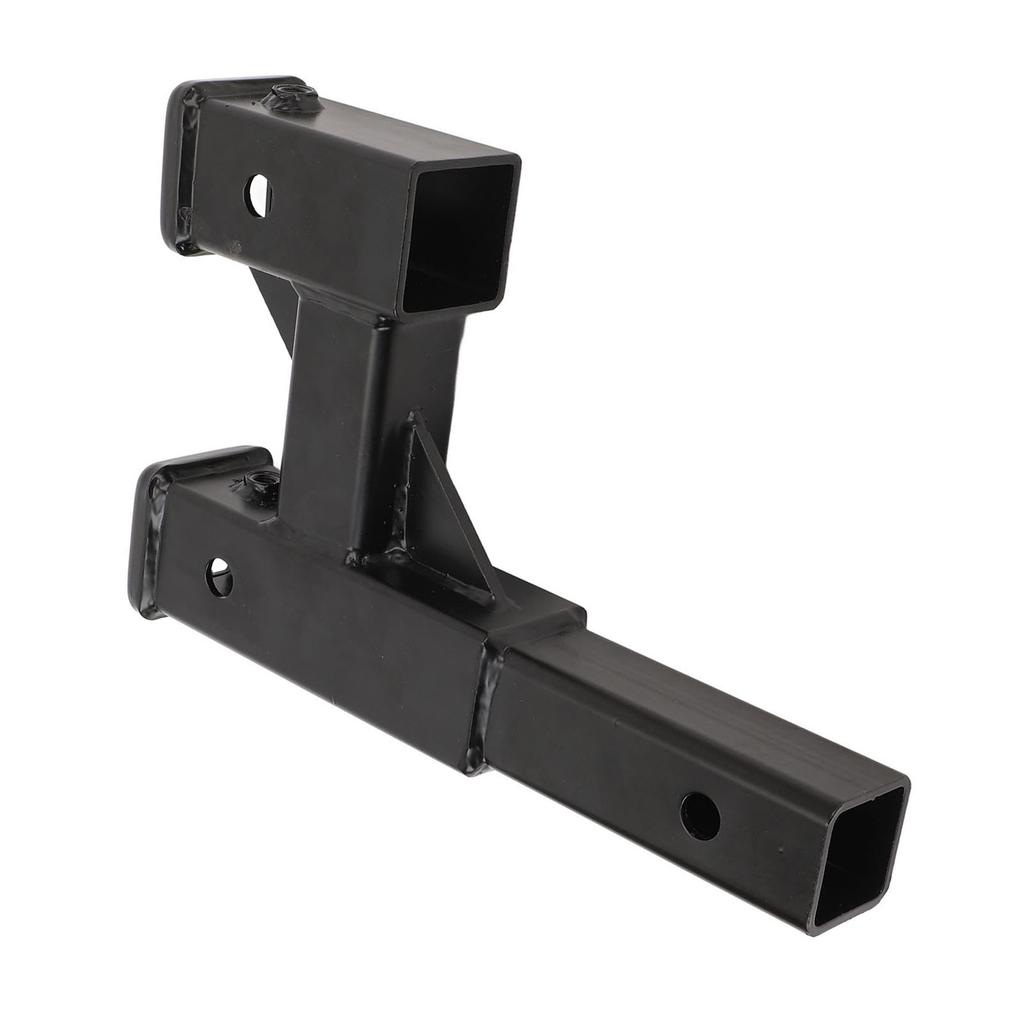 Trailer Hitch Riser Steel 9.65in Extension Range Black Hitch Extender Adapter for Car SUV Pickup Tru