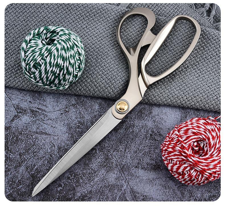 Japanese Retro Tailor Scissors: Stainless Steel, Large, Labor-Saving, Handmade Fabric Cutting Scissors