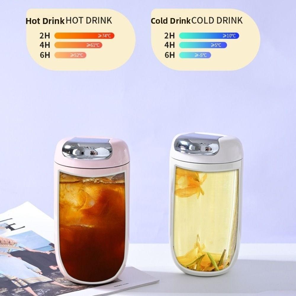 Drinkware Stainless Steel Insulation Cup 360ml Fashion Water Bottle Retro Mini Thermal Flask Work