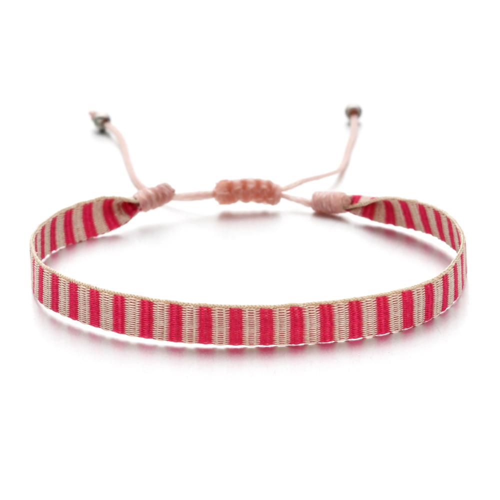 ZMZY Boho Weave Ethnic Girl Bracelets for Bohemia Women Bracelet Fashion Girl Colombian Wayuu Female Summer Beach Jewelry