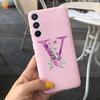 For Samsung Galaxy A54 A 54 5G Case Candy Pink Women Shockproof Soft TPU Silicone Back Cover For Samsung A54 A546V Phone Case