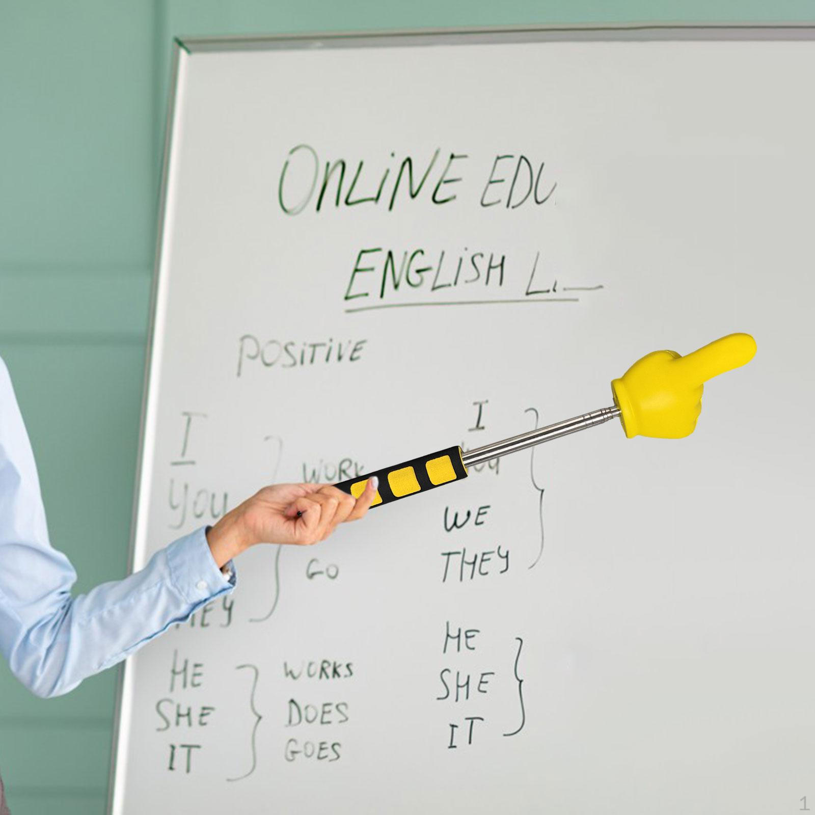 

Розсувний ручний покажчик для вчителів - портативний інструмент для презентацій жовтий