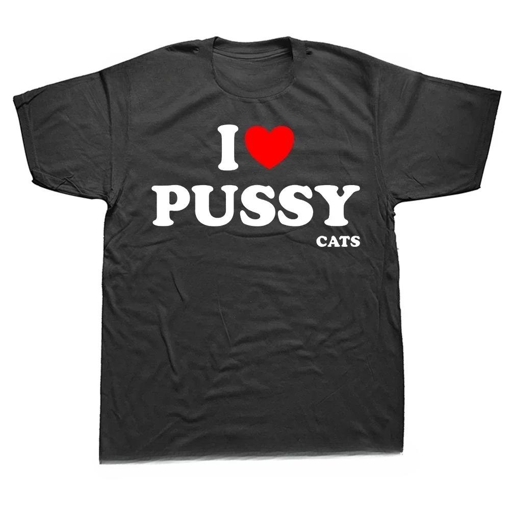 T-shirt Professionnel Mangeur de Chatte T-shirts Graphiques Amusants pour Amoureux des Chats Pour Hommes Unisexe Col Rond T-shirt Doux Taille UE
