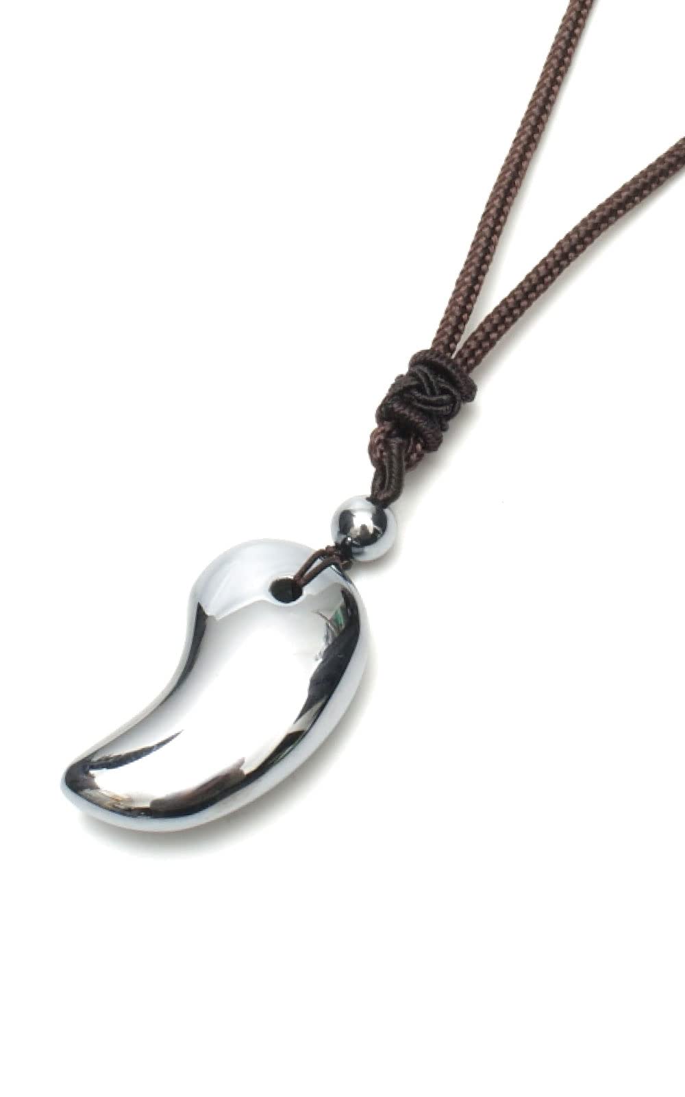 

Terahertz Ore Ancient Magatama 33mm String Power Facial Raw Ultra Far Health Amulet [OVER-9] Necklace, Stone, Skin-Beautifying Stone, Beauty, Stone,